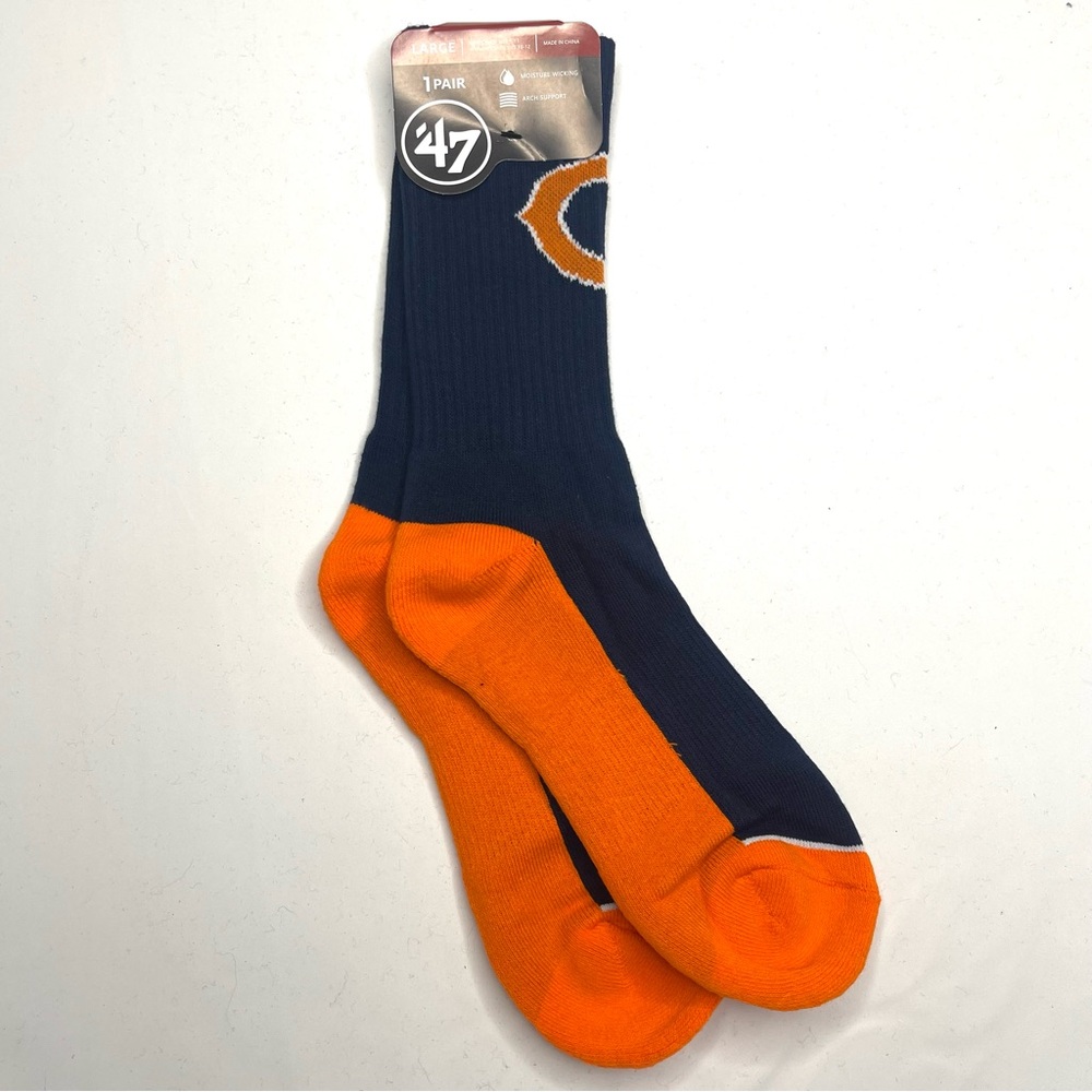 Chicago Bears athletic crew socks